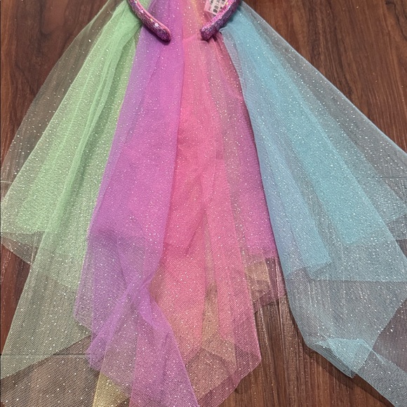 4/$45 Disney Park Unicorn Minnie Mouse Ears Headband Pastel Rainbow - Picture 3 of 5